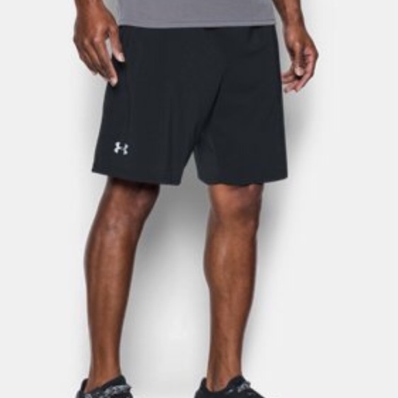 under armour black shorts mens